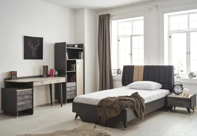 Produktbild von Schlafzimmerset s stilvolle Schlafzimmer Set Bett Bücherregal