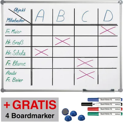 Produktbild von MAUL Whiteboard 2000 MAULpro 90,0 x 60,0 cm weiß