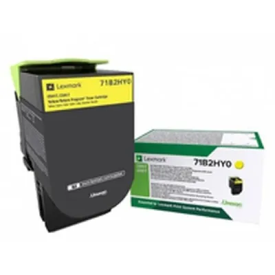 Produktbild von Lexmark X417 - Hohe Ergiebigkeit - Gelb - original - Tonerpatrone LCCP, LRP - für Lexmark CS417dn, CS517de, CX417de