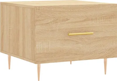 Produktbild von vidaXL Couchtisch Sonoma-Eiche 50x50x40 cm Holzwerkstoff