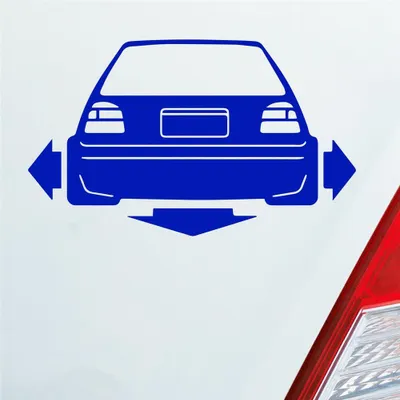 Produktbild von Auto Aufkleber Breiter Tiefer Lauter Wörtersee 15x9 cm Dunkelblau Sticker Heckscheibenaufkleber