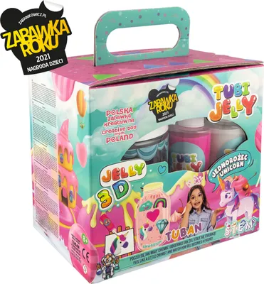 Produktbild von TUBAN TubiJelly 6 Farben+kleines aqua.Unicorn TU3328 3328