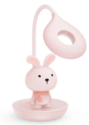 Produktbild von Luxus Europe - Nachtlampe Kinderzimmer Bunny Mini Rosa - Kabelloses LED-Nachtlicht für Kinder – USB-C wiederaufladbar