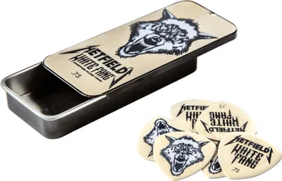 Produktbild von Dunlop Hetfield White Fang - Sammlerbox mit 6x 0,73 mm, Ultex, weiß