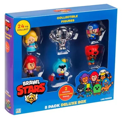 Immagine prodotto di P.M.I Kids World BRAWL STARS S1 FIGURINE - CONFEZIONE DA 8 PEZZI, VERSIONE DELUXE