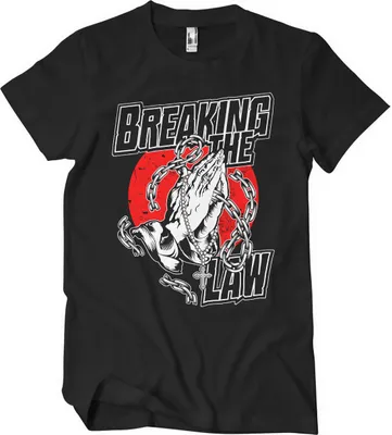 Produktbild von Breaking The Law T-Shirt - Large - Black