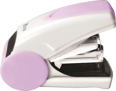 Obrázek produktu pro Mini sešívačka - bílá 10 20 karet. TETIS blistr