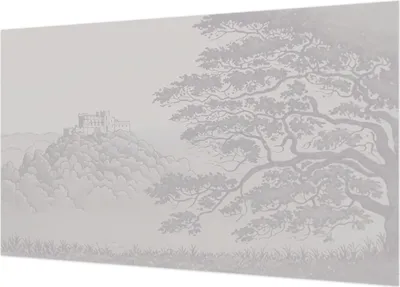 Produktbild von Fototapete - Wandbilder für Wohnzimmer - 416x254 - Dekorative Wandfolie - Modernes Design für Wanddekoration - Tapeten für Innenräume - Burglandschaft