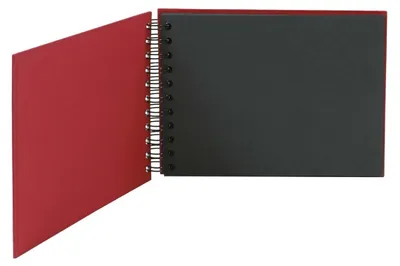 Produktbild von Rössler S.O.H.O., Rot, 40 Blätter, Spiralbindung, Weiß, 195 mm, 145 mm