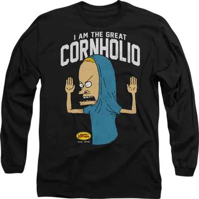Obrázok produktu pre Beavis & Butthead - "Cornholio" tričko pre mužov/dámy Uni TV10521 (L) (Black)