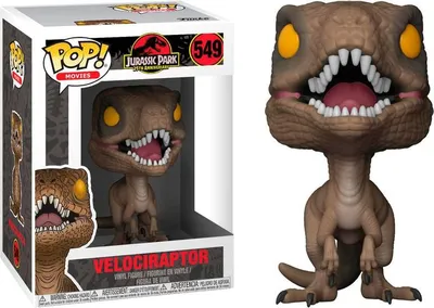 Produktbild von Jurassic Park Velociraptor-Actionfigur, 7 Zoll großes Sammlerstück