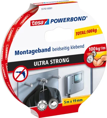 Produktbild von tesa Montageband doppelseitiges Klebeband extra stark MontageklebebandNeu