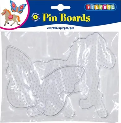 Immagine prodotto di Tappetini PLAYBOX per perline da stirare - farfalla e cavallo