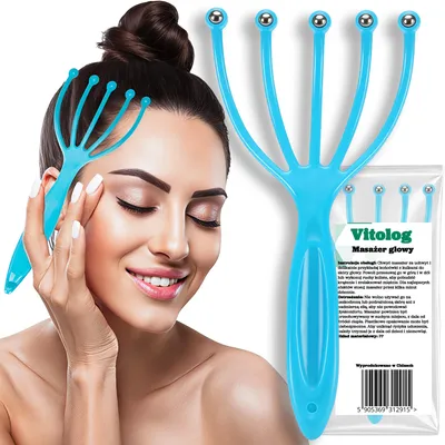 Immagine prodotto di Dispositivo ayurvedico per massaggio del cuoio capelluto e dei capelli, lozioni, strumento per il "scraping" (Gua Sha), pettine manuale