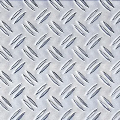 Image de Alberts 466732 Tôle structurale, gaufrée, aluminium, naturel, 400 x 2000 x 1,5 mm