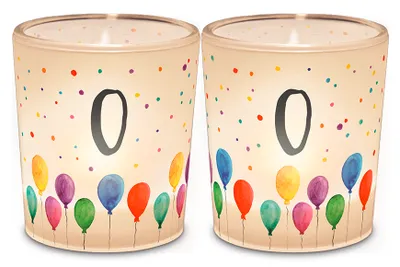 Produktbild von Licht + Teelicht D6H6 Geburtstag Zahl 0