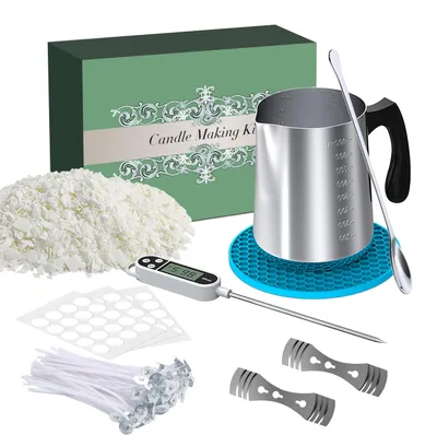 Kerzenherstellungsset für Erwachsene, DIY-Sojawachs-Kit, 900 ml
