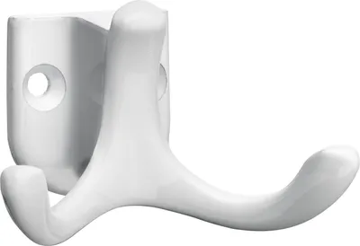 Produktbild von Hettich Mantelhaken 4,3 x 7,2 x 4,9 cm Zinkdruckguss weiß - 1 Stück