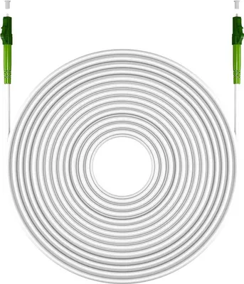 Zdjęcie produktu dla Goobay 59585 Kabel światłowodowy 2 m LC/APC FTTH OS2 biały (59585)