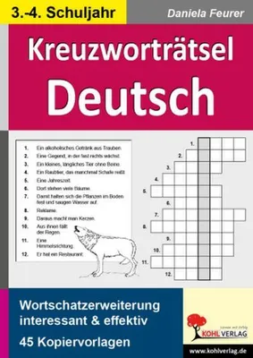 Image de Kreuzworträtsel Deutsch 3.-4. Schuljahr