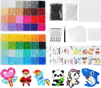 Immagine prodotto di Mini set di perline per la creazione di gioielli, kit fai-da-te, 26000 perline da 2,6 mm, 48 colori