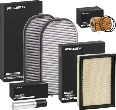 Produktbild von RIDEX Filterset Inspektionspaket Filtersatz für BMW 7 (E38)