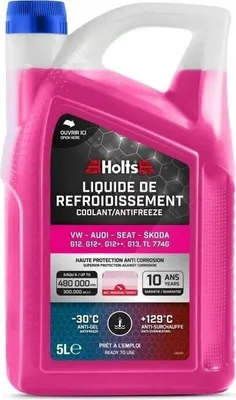 Immagine prodotto di Liquido di raffreddamento HOLTS HAFR0006B, VW-AUDI-SEAT-SKODA G12/G12+/G12++/G13/TL 774G, 5 L + beccuccio