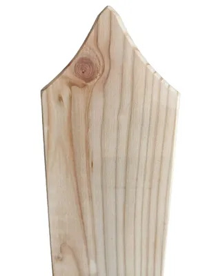 Zdjęcie produktu dla Listwa ogrodzeniowa 2x9x40 cm z modrzewia syberyjskiego, kształt D