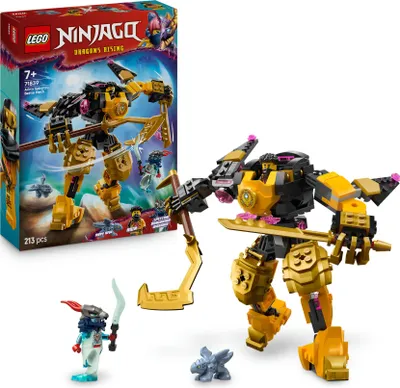 Produktbild von LEGO NINJAGO Arins Spinjitzumech - Ninja-Spielset mit beweglicher Mech Figur, 2 Minifiguren und Baby Ryu Drachenmodell - Geschenkidee für Jungen und Mädchen ab 7 Jahren - 71839