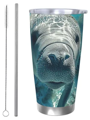 Image de Tasse isotherme avec couvercle - Lamantijn - 20 oz