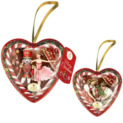 Produktbild von Heidel 'Weihnachtsmärchen' Schmuckherz 54g