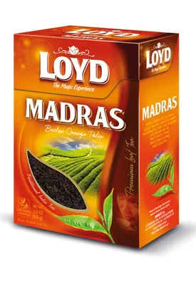 Zdjęcie produktu dla Loyd Madras Herbata Czarna Liściasta Indyjska Doskonała z Mlekiem Liście Premium Leaf Tea 100g
