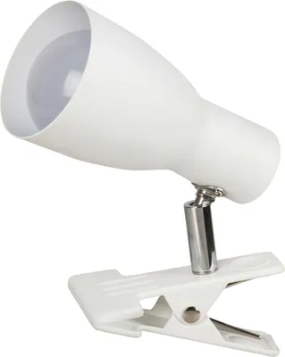 Immagine prodotto di Lampada da parete con clip e interruttore E27 bianco Ebano 6026 Rabalux