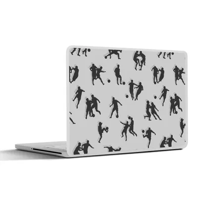 Produktbild von MuchoWow® Laptop Aufkleber Sticker Cover Sport - Fußball - Muster 30x21 cm - Sticker für Laptop - Selbstklebend