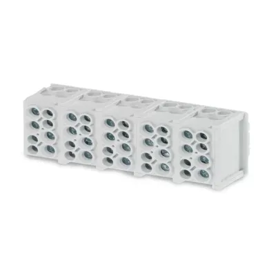 Produktbild von ABN Hauptleitungsklemme 5-polig fingersicher 5x2x35 qmm + 5x2x25 qmm XHKB5354