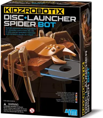 Image de 4M Disc Launcher Spiderbot - Jouet éducatif robot lanceur de disque