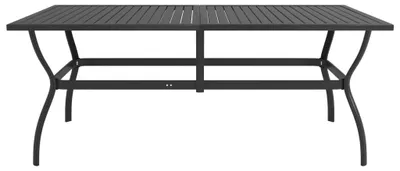 Obrázok produktu pre vidaXL Záhradný stôl antracit 190x80x72 cm Oceľ
