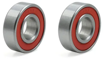 Rillenkugellager 6200RS 2 Stück 15x35x11 mm doppelt abgedichtet