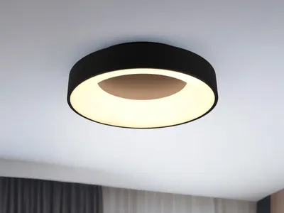 Produktbild von TRIO LED-Deckenleuchte GIRONA 671210132 27W 3100lm 3000K schwarz Switch-Dim D450