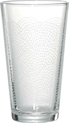 Produktbild von Ritzenhoff & Breker Longdrinkglas Happy - Pattern, Becher, Glas, Klar, 400 ml, 813395