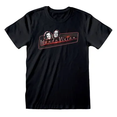 Produktbild von WandaVision T-Shirt Logo And Faces Black S