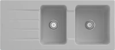 Produktbild von Villeroy & Boch Keramikspüle 338001SM, Architectura 80 Einbauspüle - inkl.