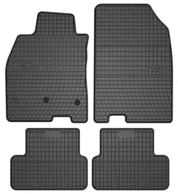 Obrázok produktu pre Gumové autorohože na mieru pre: Renault Fluence (2009-2016, sedan) černé, sada 4 ks, s úchyty