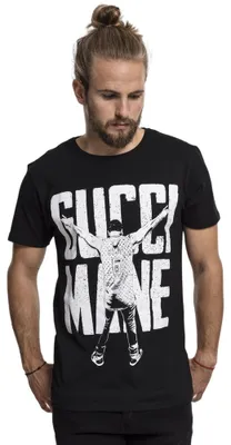 Obrázek produktu pro Tričko "Guwop Stance" od značky MerchCode, pánské, model TN3301 (velikost 3XL), barva černá