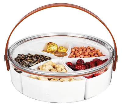 Immagine prodotto di Vassoi per snack Dingerjar con coperchio e maniglia