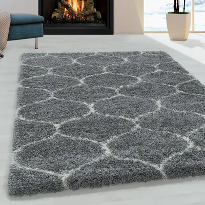Produktbild von Ayyildiz Hali SALSA2803703201GREY, Teppich, Polypropylen (PP), Grau, Rechteck, 2800 mm, 3700 mm