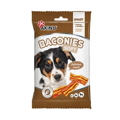Obrázok produktu pre Akinu BACONIES Slaninové pochúťky pre psy 85 g