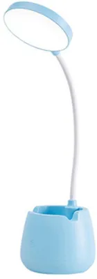 Image de Lampe de table LED pour enfants, 3 couleurs, rouge, portable, à intensité variable, pour étudier et travailler.