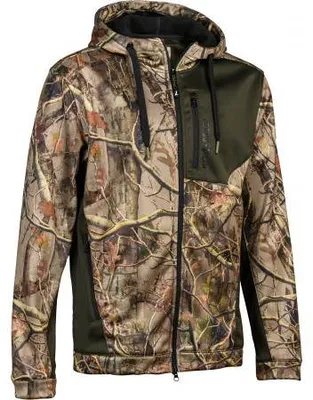 Productafbeelding van Herenhoodie met rits (Ghostcamo Forest Evo), maat L
