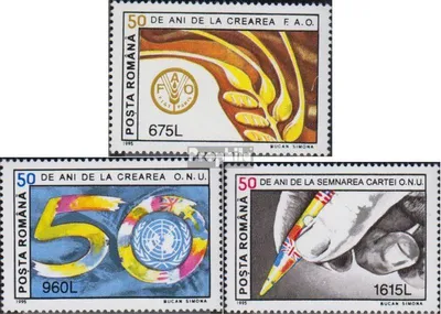 Produktbild von Briefmarken Rumänien 1995 Mi 5073-5075 (kompl.Ausg.) postfrisch 50Jahre UNO